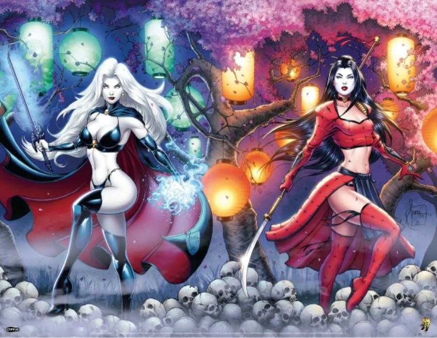 FanboyFactor's tweet image. LADY DEATH & SHI “UNITED” FOR COMIC-CON! @billytucci @CrusadeComics @comic_con #shi #sdcc2025 #ladydeath #daredevil buff.ly/GZYCDjy