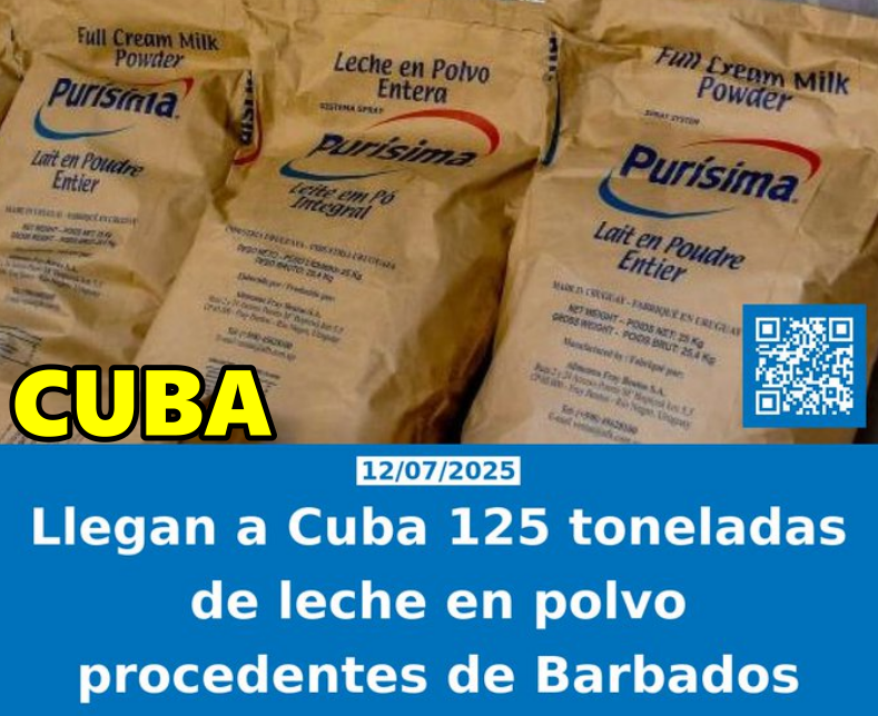 Amapola20202's tweet image. #Cuba
Hay que preguntarle a @BrunoRguezP @MMarreroCruz @DiazCanelB @gobiernodecuba y @liscuestacuba si la leche en polvo es para vender en las Mipymes o para donar a los más necesitados, a los niños y ancianos que no reciben remesas
#CubaEstadoFallido