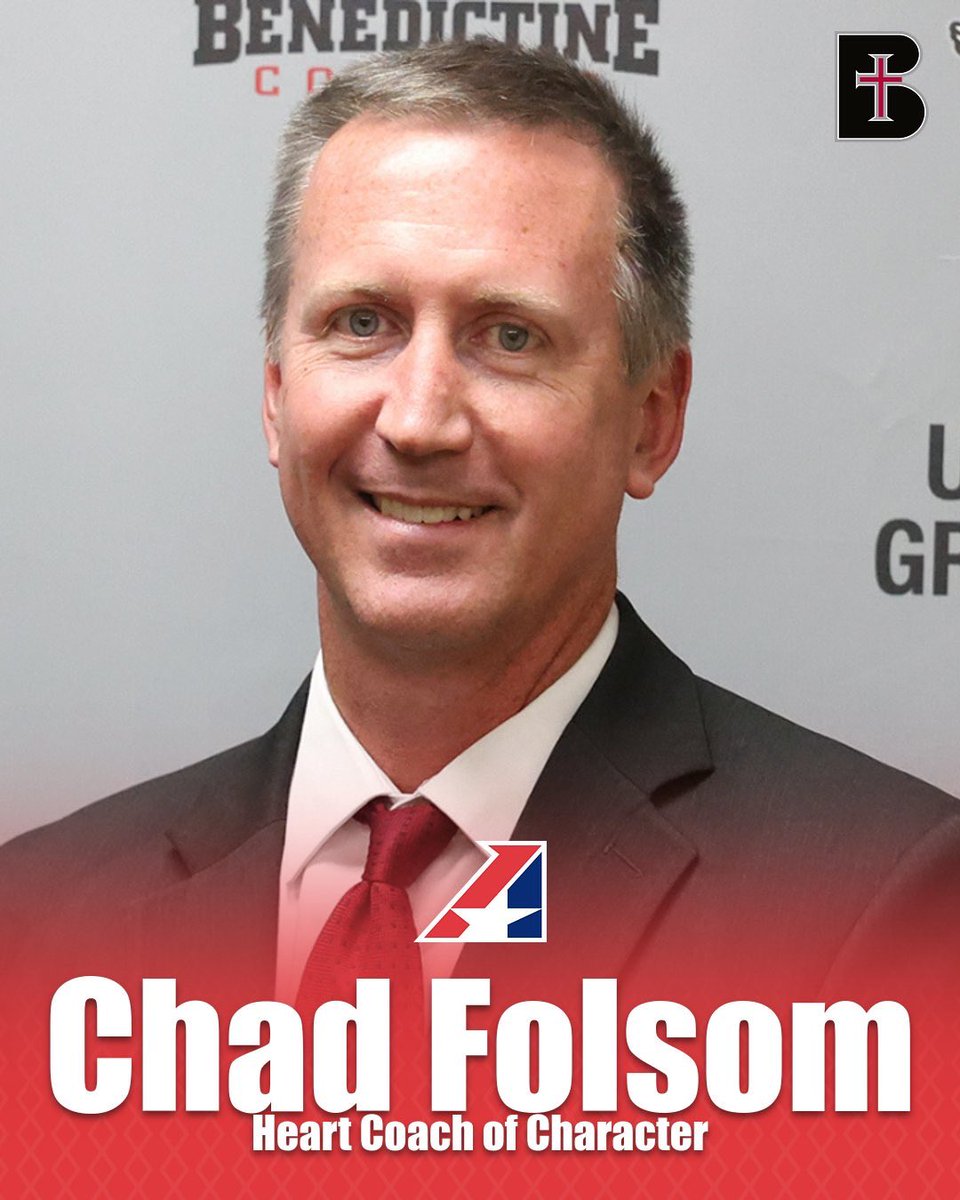 HeartSportsNews's tweet image. 🏆 Congrats to @Raven_WBB Head Coach Chad Folsom, the 2024-25 Heart Coach of Character Award winner!
Now in his 24th season, Coach Folsom leads with integrity, sportsmanship, and servant leadership — building success on the court and impact in the community.
He’ll now be…