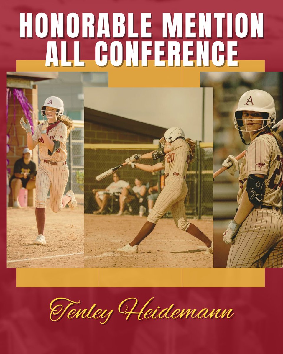 Congrats to Tenley Heidemann on earning Honorable Mention CIML All-Conference recognition!