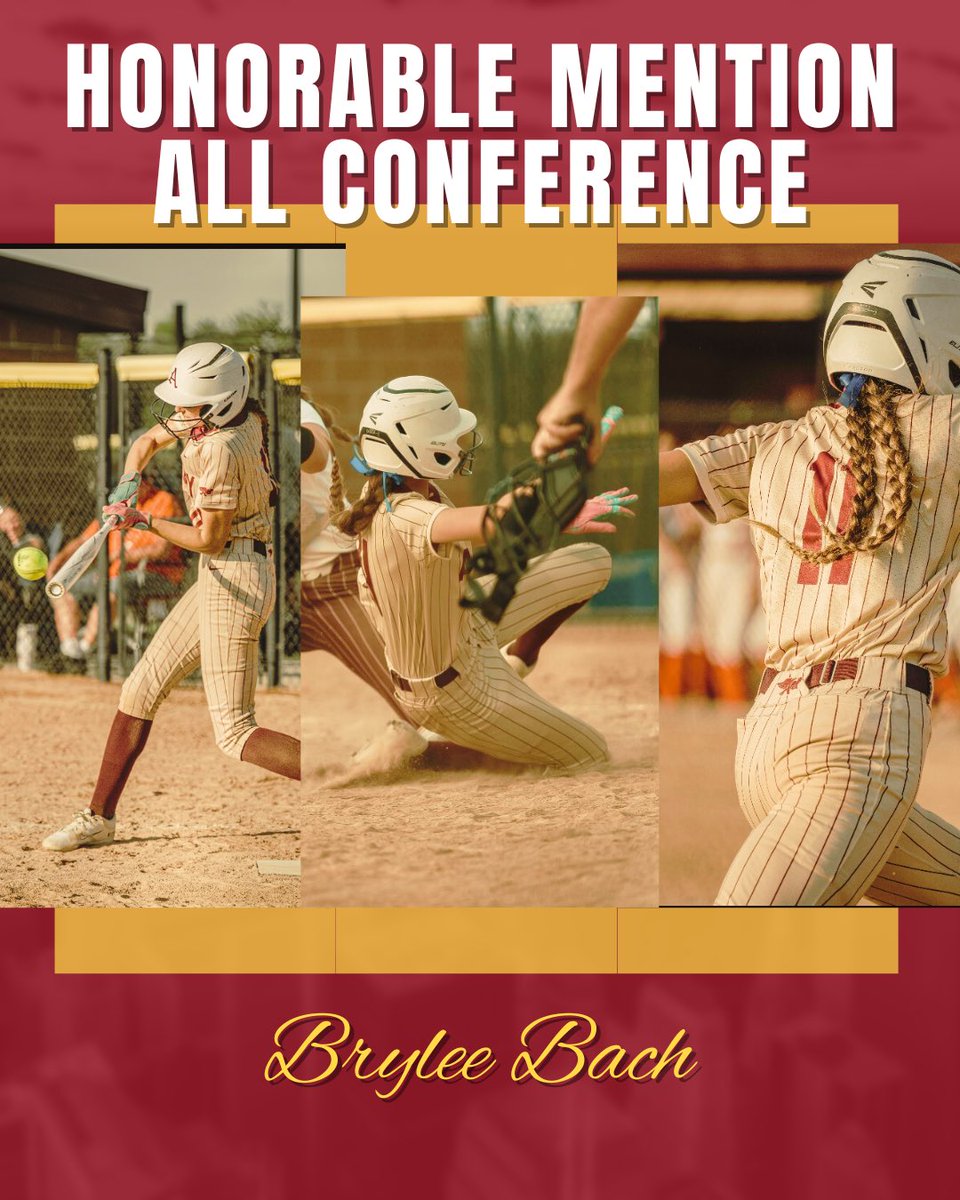 Congrats to Brylee Bach on earning Honorable Mention CIML All-Conference recognition!