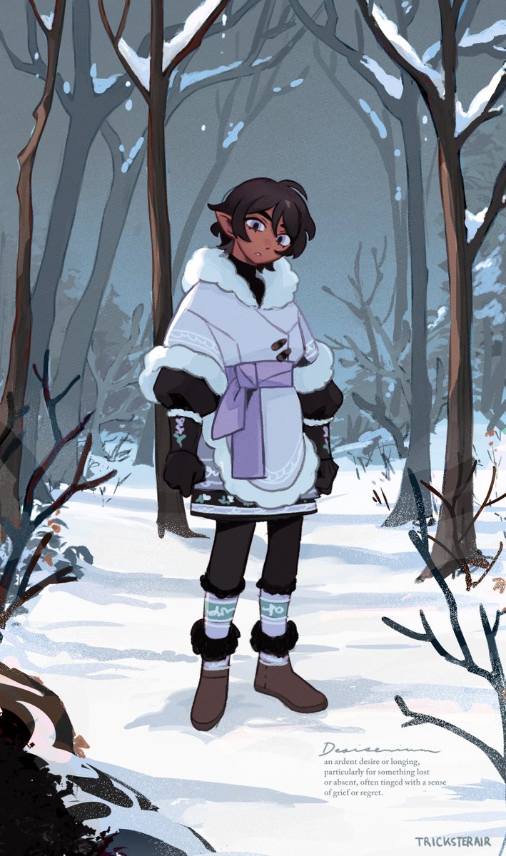 tricksterair's tweet image. quiet snow