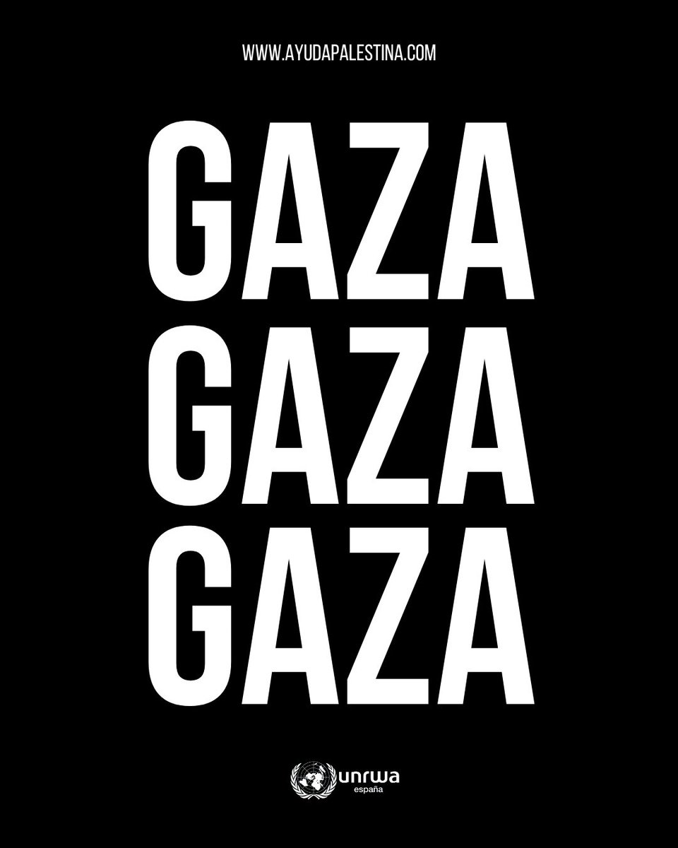 UNRWAes's tweet image. Gaza. Gaza. Gaza.
Es todo en lo que podemos pensar.
Porque están matando a Gaza de hambre.
Lentamente. Deliberadamente. Frente a los ojos del mundo.
La inacción es complicidad y nos hace perder nuestra humanidad.