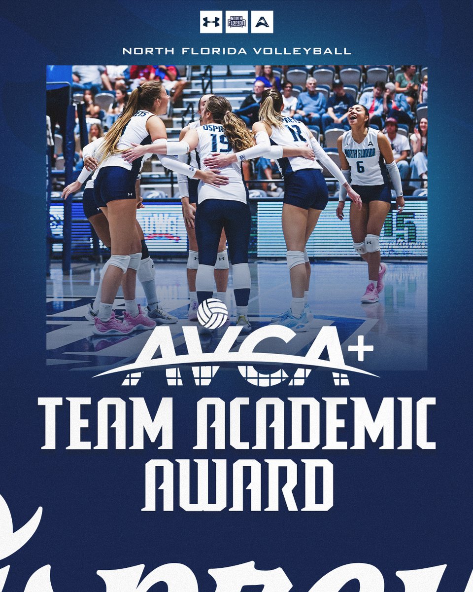 OspreyVB's tweet image. Excelling on the court and the classroom!
For the 13th overall and fifth-straight season, the Ospreys have earned the @AVCAVolleyball Team Academic Award!
#SWOOP