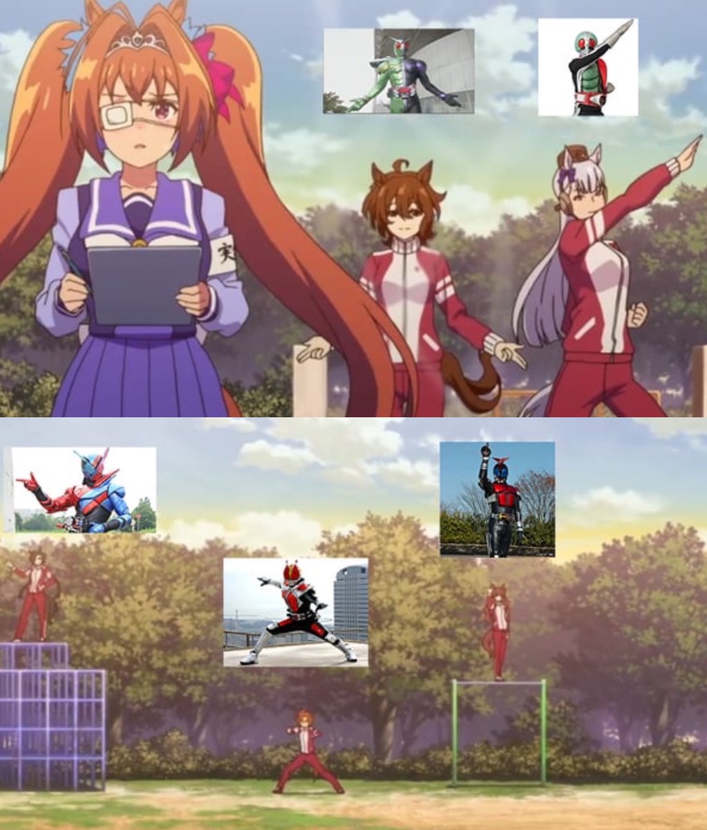 YokaiRiderVT's tweet image. KAMEN HORSES‼️