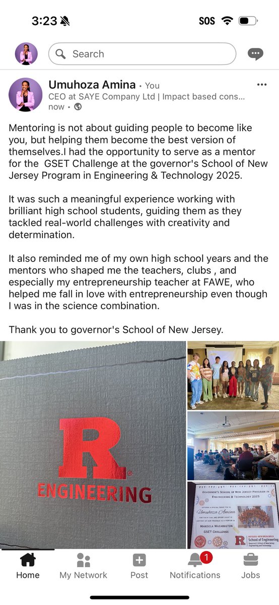 Mentoring isn’t about making people like you it’s about helping them be their best selves.Grateful to have mentored at the GSET Challenge, Governor’s School of NJ Program in Engineering &amp; Technology 2025. Brilliant students solving real-world challenges.