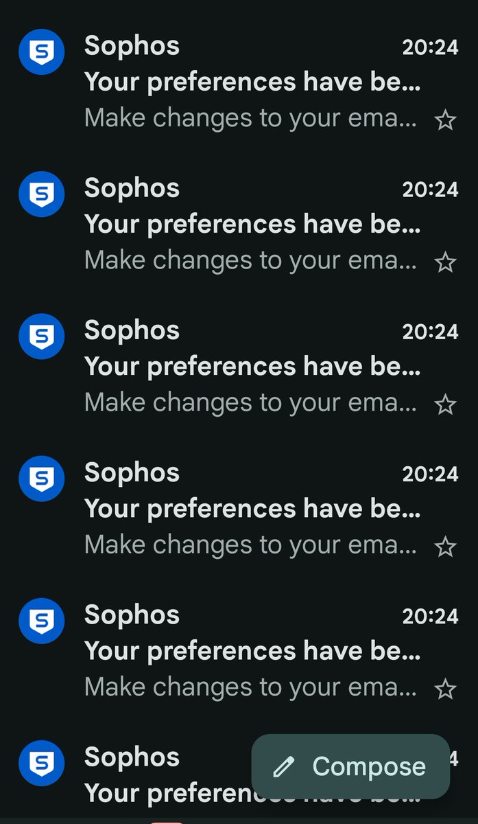 R4ck4tt4ck's tweet image. When you try to unsubscribe from ALL non transactional emails from Sophos 😭👍