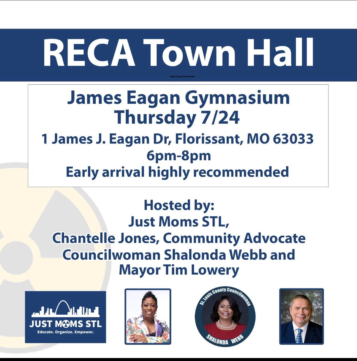 NorthCountyInc. (@northcounty_inc) on Twitter photo Learn more about the Radioactive Exposure Compensation Act this Thursday from 6 to 8 pm. Hosted by: Hosted by: <a href="/Justmomsstl/">Justmomsstl</a> STL, Chantelle Jones, @Councilwoman Shalonda Webb, and Mayor Tim Lowery of the <a href="/FlorissantCity/">City of Florissant</a>. Learn more about the Radioactive Exposure Compensation Act this Thursday from 6 to 8 pm. Hosted by: Hosted by: <a href="/Justmomsstl/">Justmomsstl</a> STL, Chantelle Jones, @Councilwoman Shalonda Webb, and Mayor Tim Lowery of the <a href="/FlorissantCity/">City of Florissant</a>.