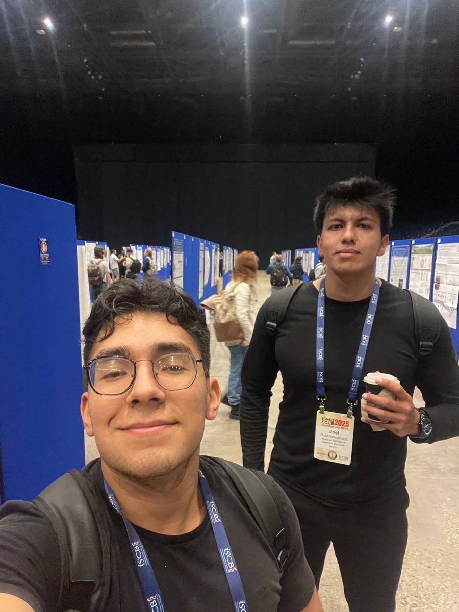 gdeandajauregui's tweet image. Our crew is at #ISMB2025 ...
So, if you catch some nice fellas from @inmegen over there, chat them up!
They're eager to talk #bioinformatics, or so I heard...