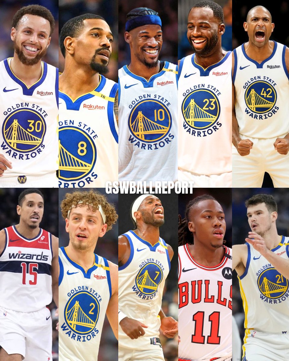 GSWBallReport's tweet image. Warriors potential 10 man rotation, if they sign De’Anthony Melton, Horford, Malcom Brogdon, and if they S&T Kuminga to the Bulls.
Thoughts?
