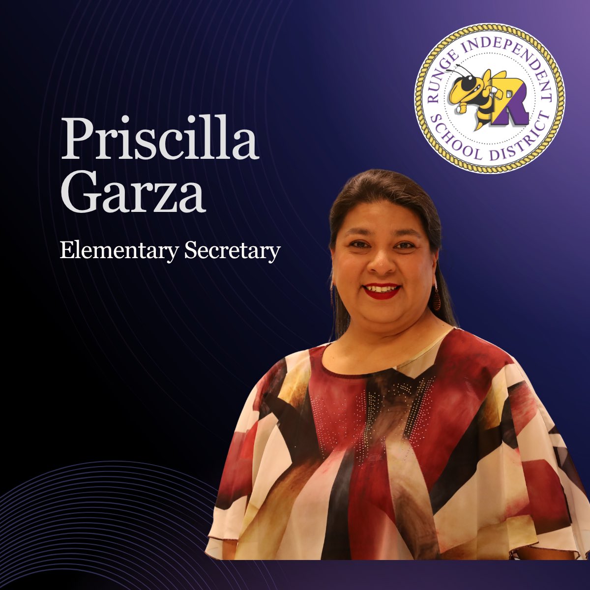 HectorLeadsTX's tweet image. We are thrilled to announce Mrs. Garza as the new secretary at Runge Elementary! Over the summer, we’ve made several operational updates to better serve our students and Staffulty, and Mrs. Garza’s experience and dedication make her a perfect fit for this important role. She…