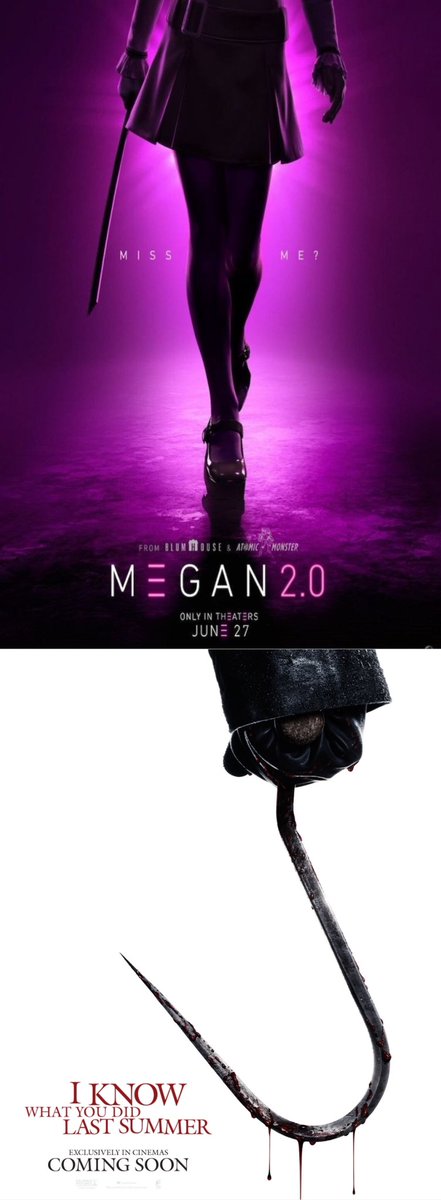 These are the last 2 movies I’ve seen in the Theater , which one you like better? 👀🤔

(If you’ve seen them of course) 

🤖🤖🪝🪝