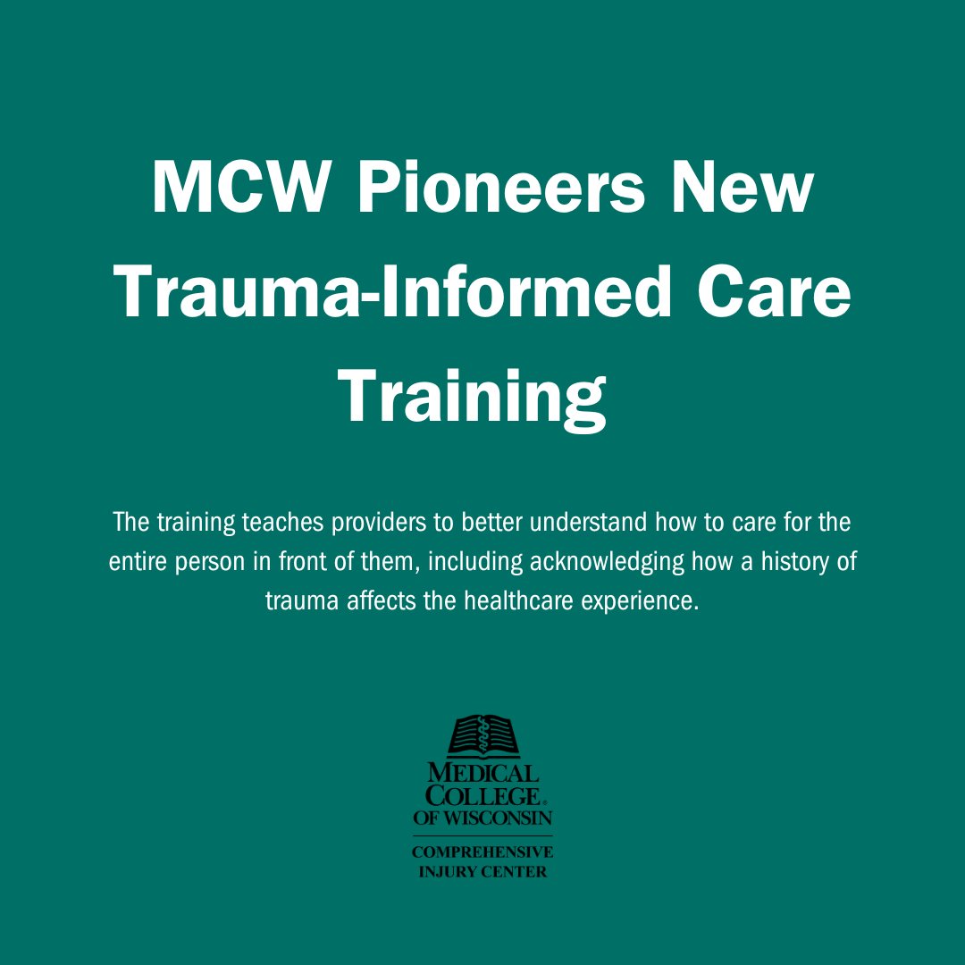 MCW Comprehensive Injury Center tweet media