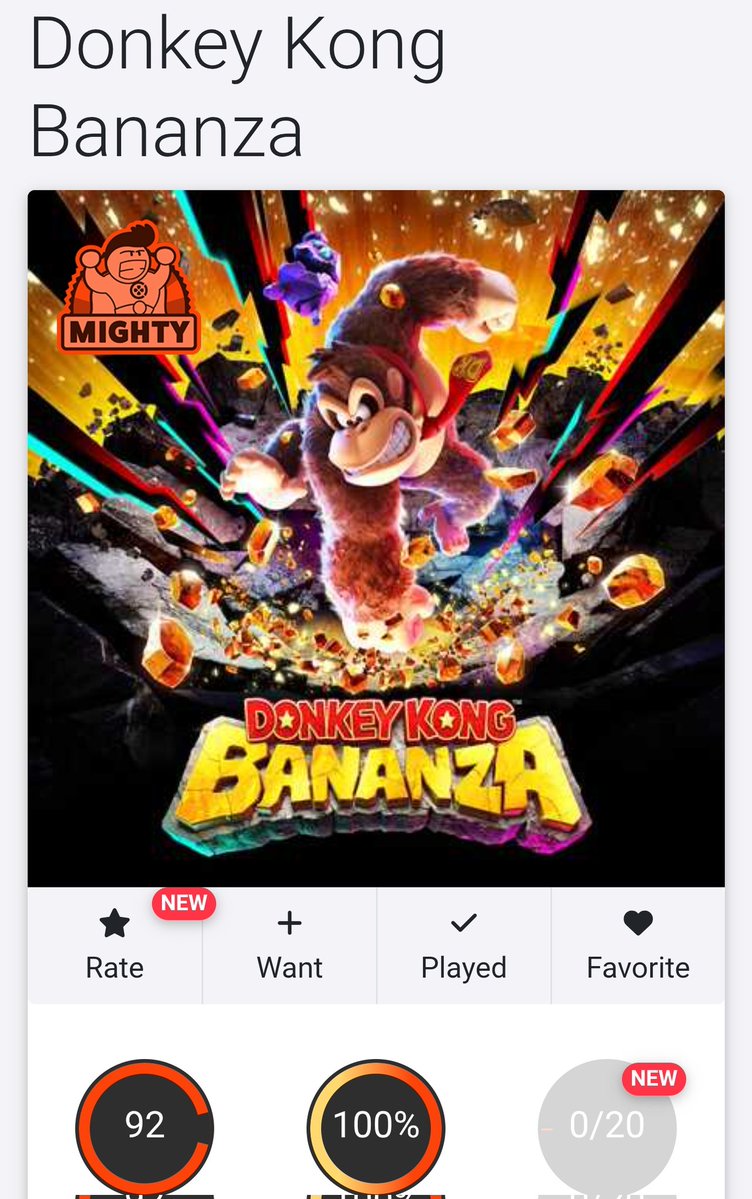 PlayerEssence's tweet image. Donkey Kong Bananza is back up to a 91 average with 98 reviews on Metacritic.
The game is currently sitting at a 92 average on Open Critic with 55+ reviews. Possible GOTY contender for sure.