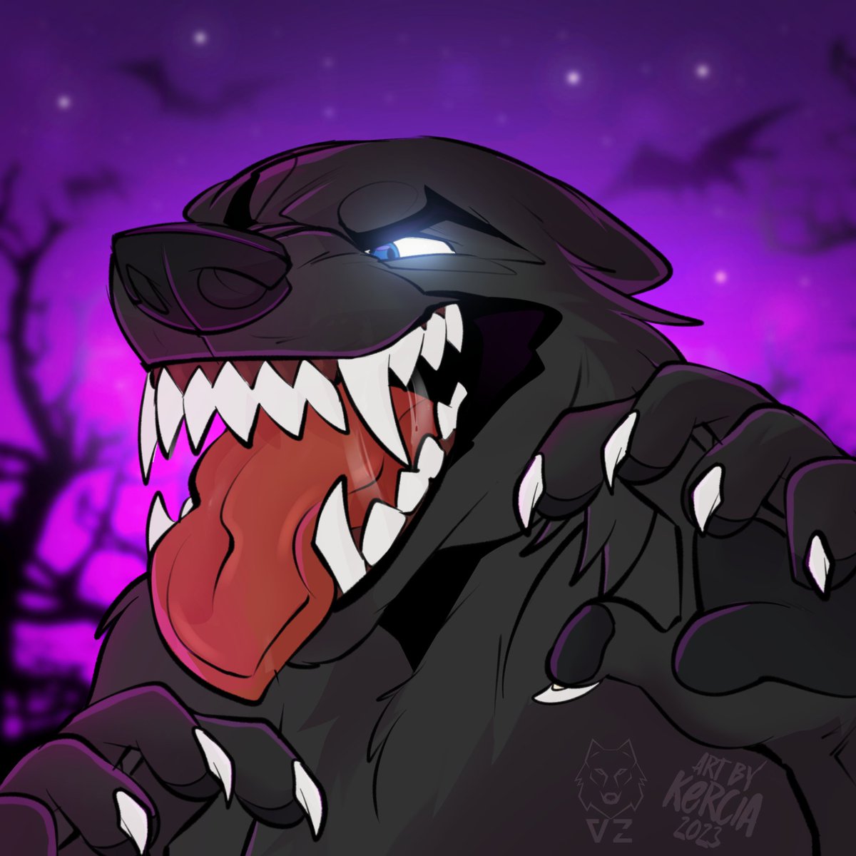 KruggWulf's tweet image. I got a surprise from itsRayWolf, colored by @VladzightVolkov and base by @kerciaxx ! CHOMPIMUS MAXIMUS!