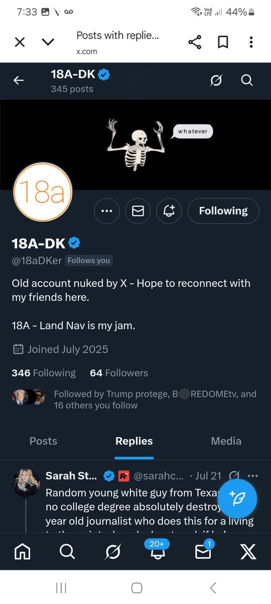 Another account looking to bounce back and find old friends and new ,please give <a href="/18aDKer/">18A-DK</a> a follow, repost they will return the favor 💪🫶👊💥🇺🇸