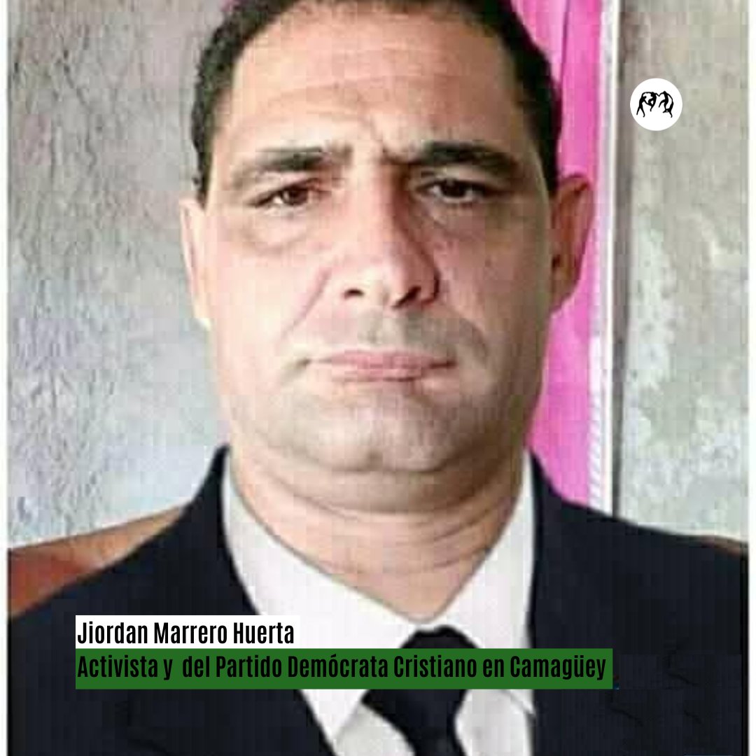 observacuba's tweet image. 📢 Jiordan Marrero Huerta, activista y líder del PDC en Camagüey, lleva casi 3 meses detenido sin juicio, en condiciones infrahumanas y con hipertensión sin tratar. Su caso refleja el precio de defender los derechos humanos en Cuba.
#Cuba #PresosPolíticos #OCDH
