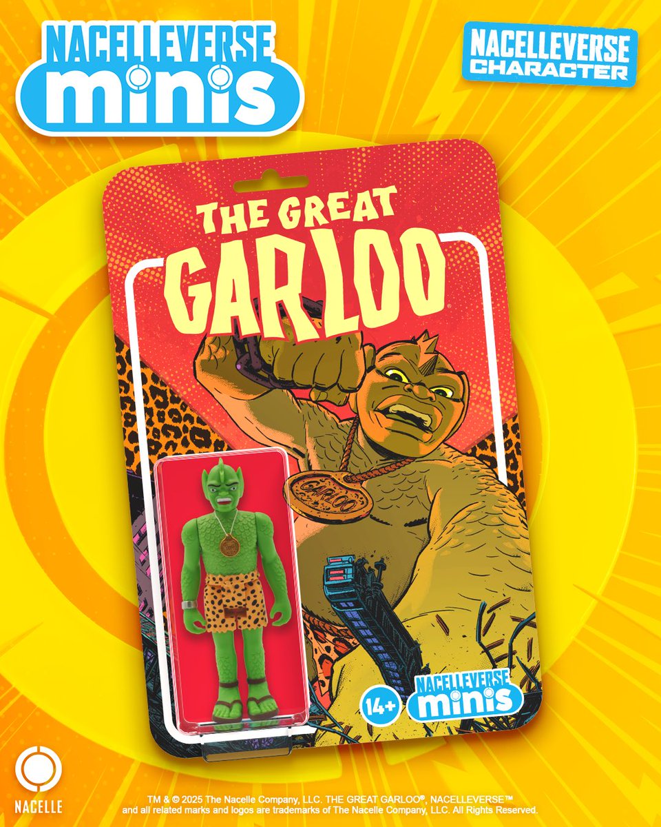 toysthatmadeus's tweet image. We’re kicking off SDCC week with a surprise drop of our new NacelleVerse Mini line of figures! NacelleVerse Minis feature 3.75 inch characters from the ever-growing NacelleVerse! 

Pre-order now at NacelleStore.com. 

#nacelle #nacelletoys #thegreatgarloo #garloo