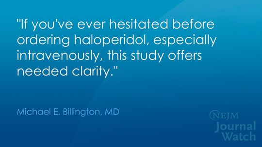 JWatch's tweet image. Despite its reputation, haloperidol administration does not confer risk for arrhythmias or death, a new meta-analysis shows. jwat.ch/44RJVmB
#MedTwitter