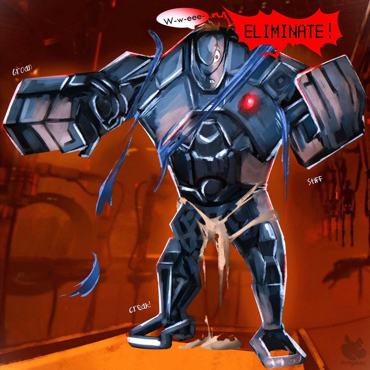 cray_awn's tweet image. First #Robot #TF ! 🦾🤖💥
#Droid #StarWars #B2SuperBattleDroid #Transformation #Commission