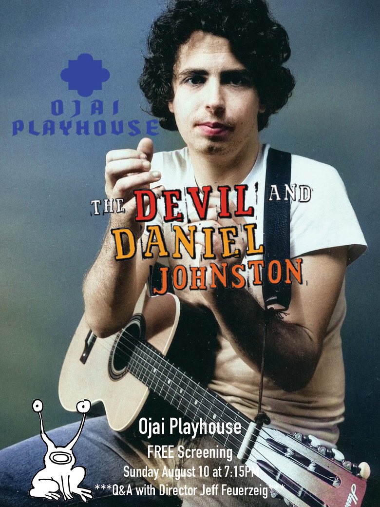 FeuerzeigJeff's tweet image. THE DEVIL 👿 and DANIEL JOHNSTON 20th Anniversary Indie-Cine tour…
OJAI PLAYHOUSE🍿
Come say Hi. How Are You? and crush the Digital Corporate 👹 Ogre!
Sunday, August 10 @ 7:15pm
FREE SCREENING!
🔗 ojaiplayhouse.com/event/the-devi…