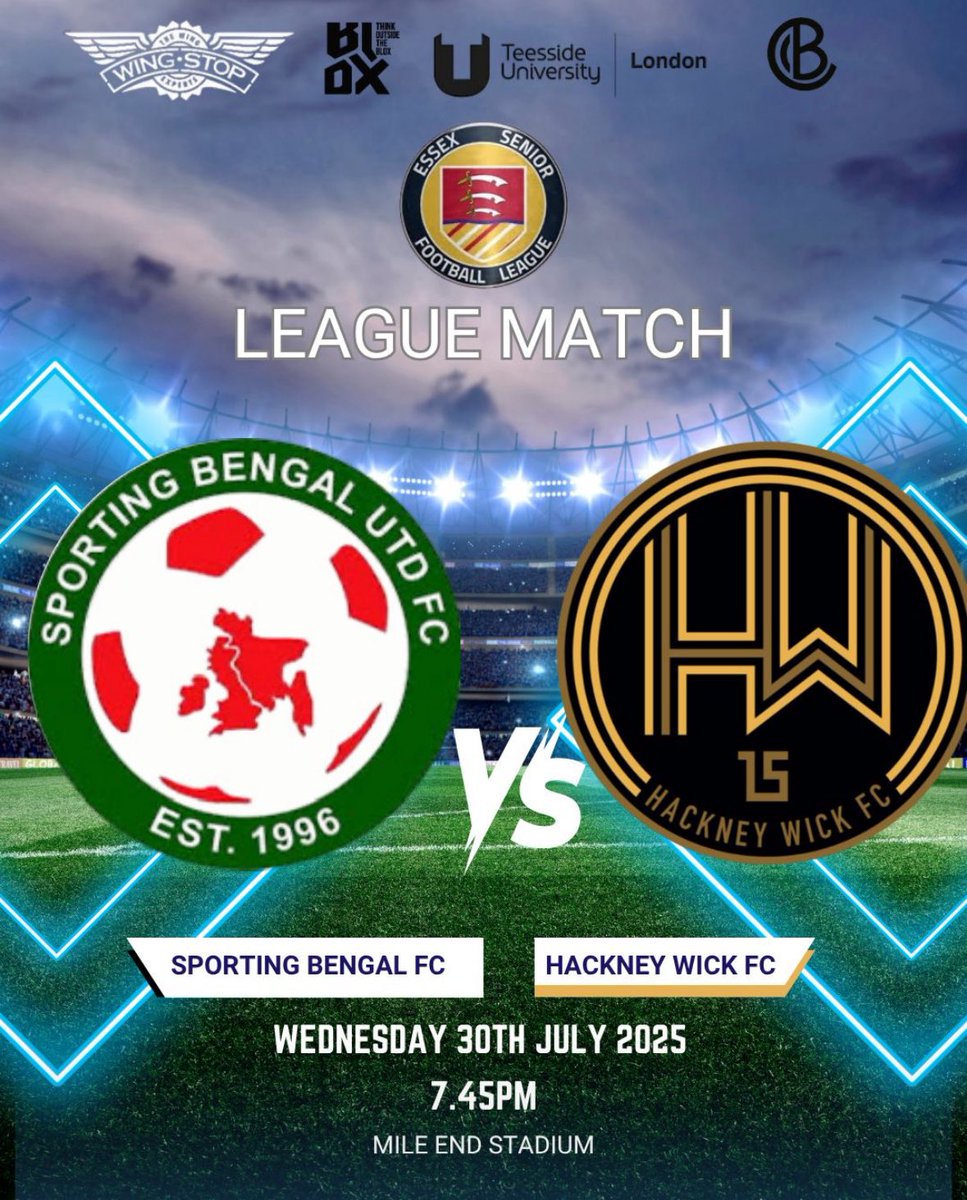 Hackney Wick FC (@hackneywickfc) on Twitter photo Our season kicks off this weekend with a home fixture against @woofollowed by a midweek game against <a href="/SportingBengal/">Sporting Bengal Utd FC</a> Our season kicks off this weekend with a home fixture against @woofollowed by a midweek game against <a href="/SportingBengal/">Sporting Bengal Utd FC</a>