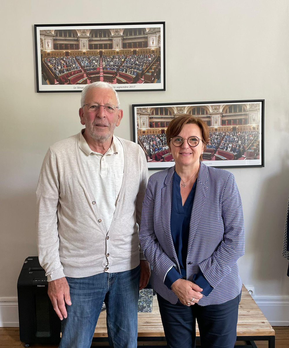 Poursuite de mes entretiens avant l’examen des PPL relatives aux soins palliatifs et à l’aide à mourir au <a href="/Senat/">Sénat</a>. Merci à Henri Peyrard, coordinateur de l’ARSLA de <a href="/Maine_et_Loire/">Département Maine-et-Loire</a>, pour m’avoir partagé son point de vue sur le texte au regard de la maladie de Charcot.