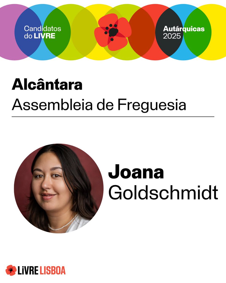 livre_lisboa's tweet photo. A força da democracia mora em cada rua e em cada bairro. E com o LIVRE, pode estar mais próxima do teu.

Segue o fio 🧵 e conhece os candidatos que irão representar o LIVRE nas Juntas de Freguesia de Lisboa 👇🏻👇🏻 https://t.co/ISbt7kxHR8
