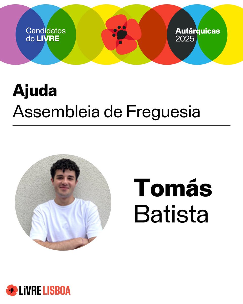 livre_lisboa's tweet photo. A força da democracia mora em cada rua e em cada bairro. E com o LIVRE, pode estar mais próxima do teu.

Segue o fio 🧵 e conhece os candidatos que irão representar o LIVRE nas Juntas de Freguesia de Lisboa 👇🏻👇🏻 https://t.co/ISbt7kxHR8