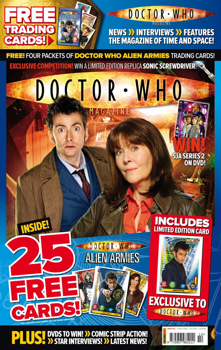 Praxeus_stan's tweet image. #DailyDWM -Day Two Hundred and Seven, Part Two
The Wedding of Sarah Jane Smith on the second of today's covers AND free cards, so you can imagine I went very very feral over this one!!