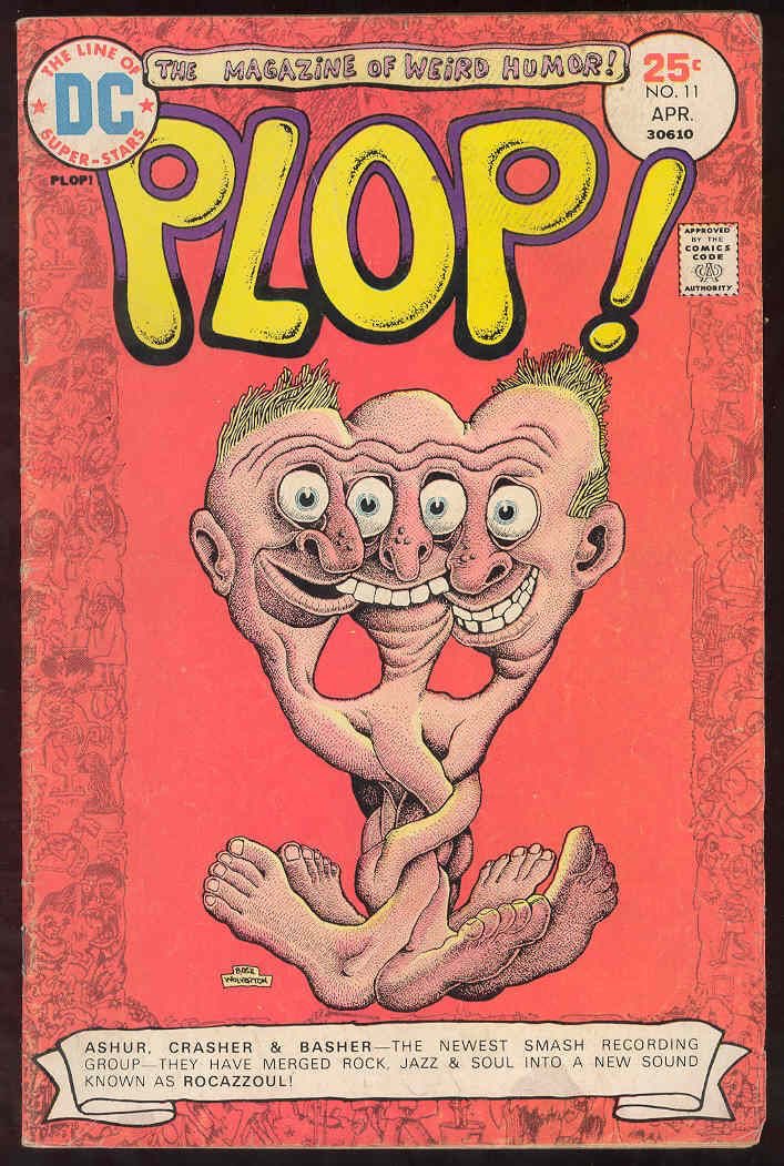 glennohead's tweet image. PLOP! My hero Basil Wolverton slumming it with DC. The man could do no wrong on a cover—though I can’t vouch for what’s inside! Anybody ever read this one?? #art #comics #glennhead