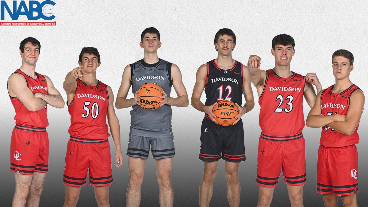 DavidsonMBB's tweet image. Six Wildcats Earn 2024-25 NABC Academic Award Honors π
ποΈ tinyurl.com/mu9ff69y