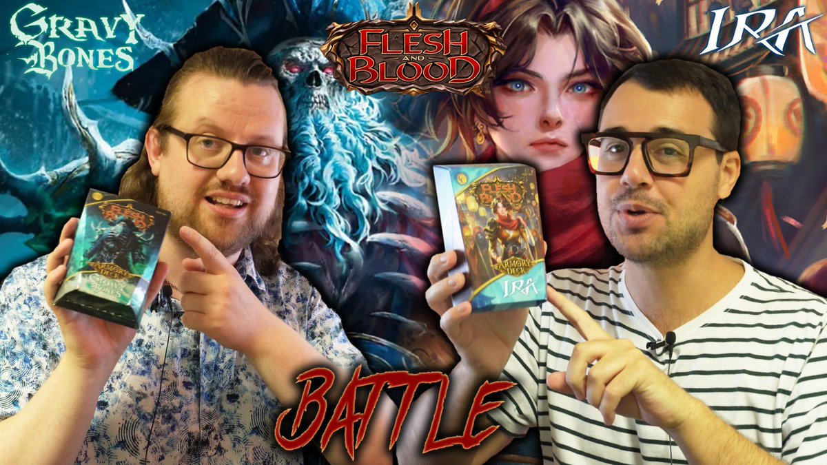 The first <a href="/fabtcg/">Flesh and Blood</a> veedeo of me and <a href="/MrChecklistcard/">Simon Nielsen</a> on Mengu’s Workshop is out! We’re playing the deck that WON the ProTour against the deck that WON the Calling! If you love this beautiful game go and show some support! 🙌 #fabtcg