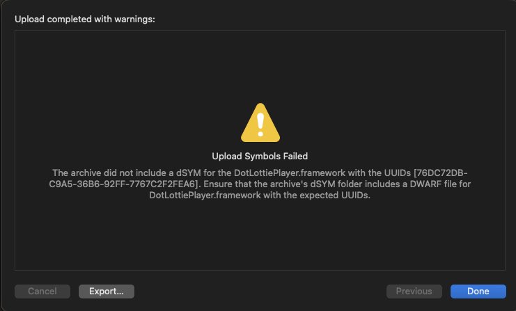 arjunxpratap's tweet image. How do I fix this issue that I get every time I upload an app that uses dotLottie animations?