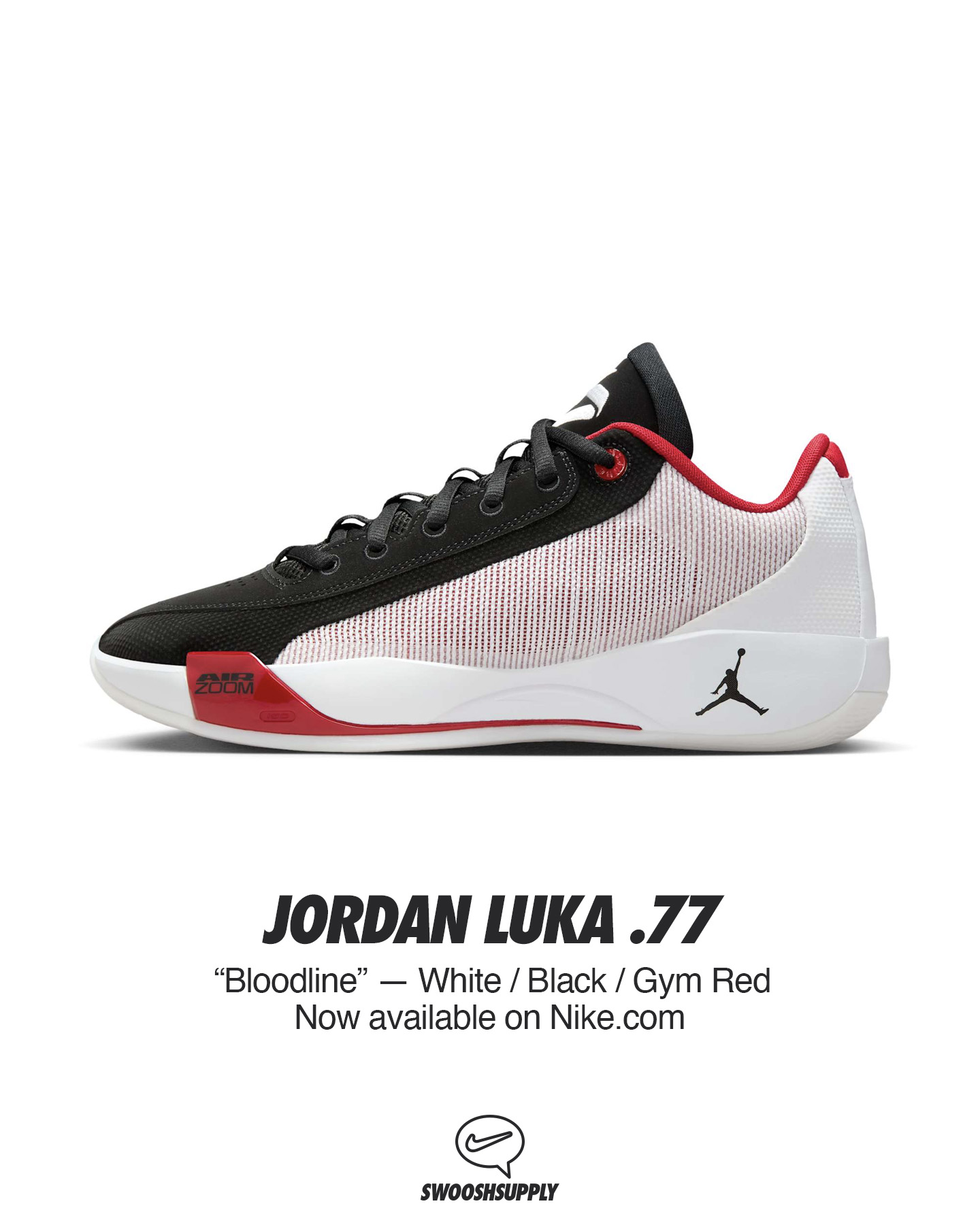 ◆正規品◆NIKE LUKA .77 PF BLOODLINE WHITE◆関税込◆大人気◆ Nike Jordan Luka .77 PF Doncic Bloodline Men Basketball