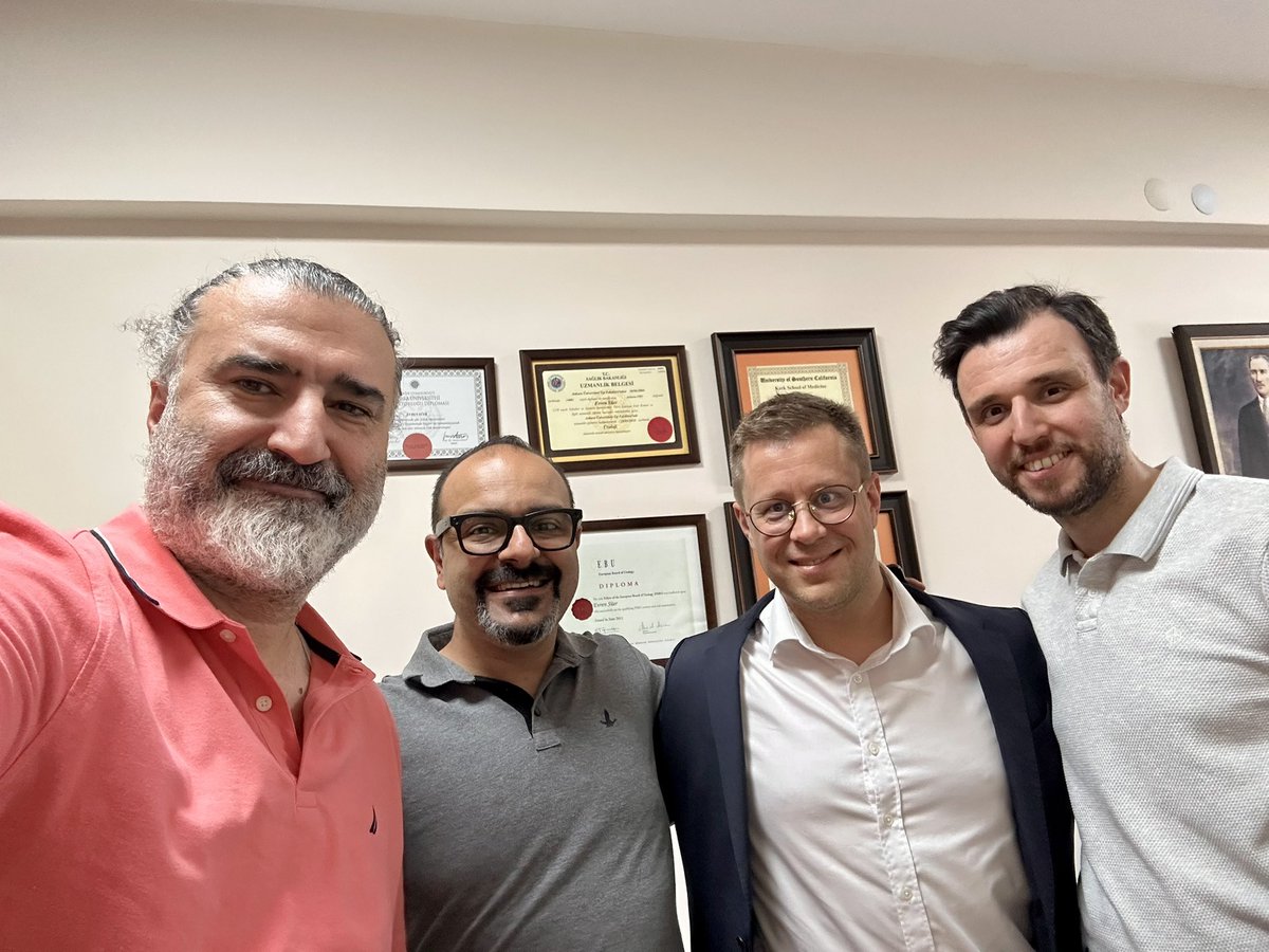 Yüksel Ürün (@dryukselurun) on Twitter photo Thank you for visiting us <a href="/KariTikkinen/">Kari Tikkinen</a>
Great minds, great energy, more than happy to collaborate.
Let’s build new ideas together!
<a href="/AnkaraUni/">Ankara Üniversitesi</a> <a href="/Uroweb/">European Association of Urology (EAU)</a> <a href="/akpinarcagri/">Cagri Akpinar, MD, FEBU</a> Thank you for visiting us <a href="/KariTikkinen/">Kari Tikkinen</a>
Great minds, great energy, more than happy to collaborate.
Let’s build new ideas together!
<a href="/AnkaraUni/">Ankara Üniversitesi</a> <a href="/Uroweb/">European Association of Urology (EAU)</a> <a href="/akpinarcagri/">Cagri Akpinar, MD, FEBU</a>