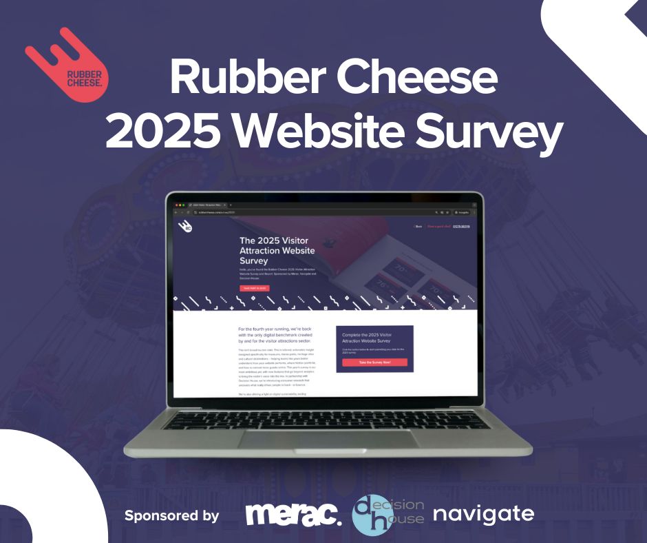 Rubber Cheese (@rubbercheese) on Twitter photo 🚀 Take part in the <a href="/rubbercheese/">Rubber Cheese</a> Visitor Attractions Survey today!
If you're serious about improving digital guest experience, take 15 minutes and get involved.
Start the survey today.
👉 rubbercheese.com/survey/2025
Don’t forget to share with us once you’ve completed the survey 🚀 Take part in the <a href="/rubbercheese/">Rubber Cheese</a> Visitor Attractions Survey today!
If you're serious about improving digital guest experience, take 15 minutes and get involved.
Start the survey today.
👉 rubbercheese.com/survey/2025
Don’t forget to share with us once you’ve completed the survey