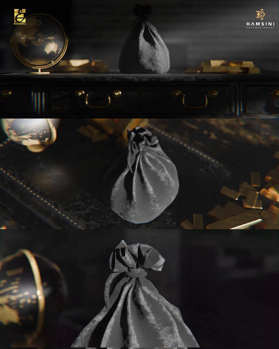 eemediaworks's tweet image. Frames of #Coolie promotion video for @Hamsinient ⚡