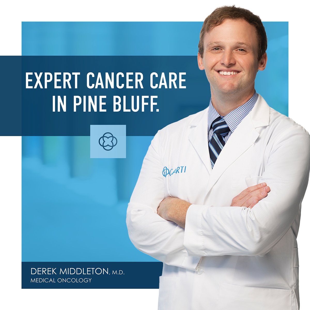 Now caring for patients in Pine Bluff, Derek Middleton, M.D., offers advanced cancer care and trusted expertise backed by the CARTI network. For care close to home, ask for CARTI in Pine Bluff. bit.ly/4lyWCto