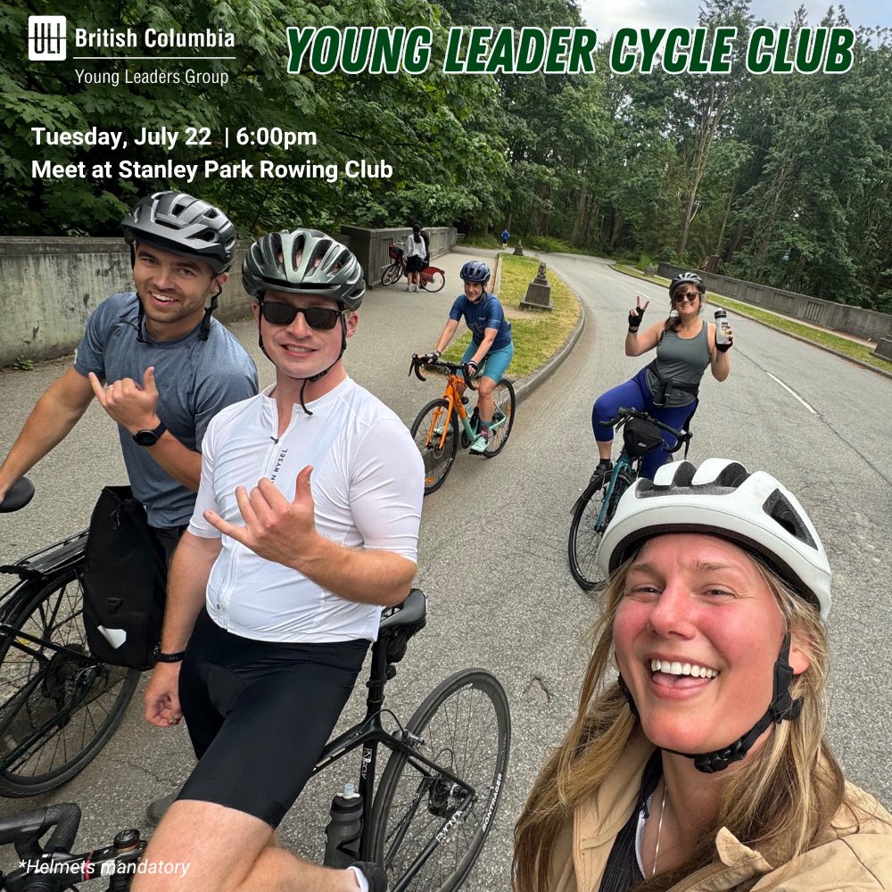 ULIBC's tweet image. Join us tomorrow for our 2nd ride of the season!
We'll circle Stanley Park, loop down to Coal Harbour & will ride the Adanac Ending at Bomber Brewing to wet out whistle.
*Helmets + pre-reg mandatory. on.uli.org/8Cv250WslCk
#ULIBC #YLG #CycleClub