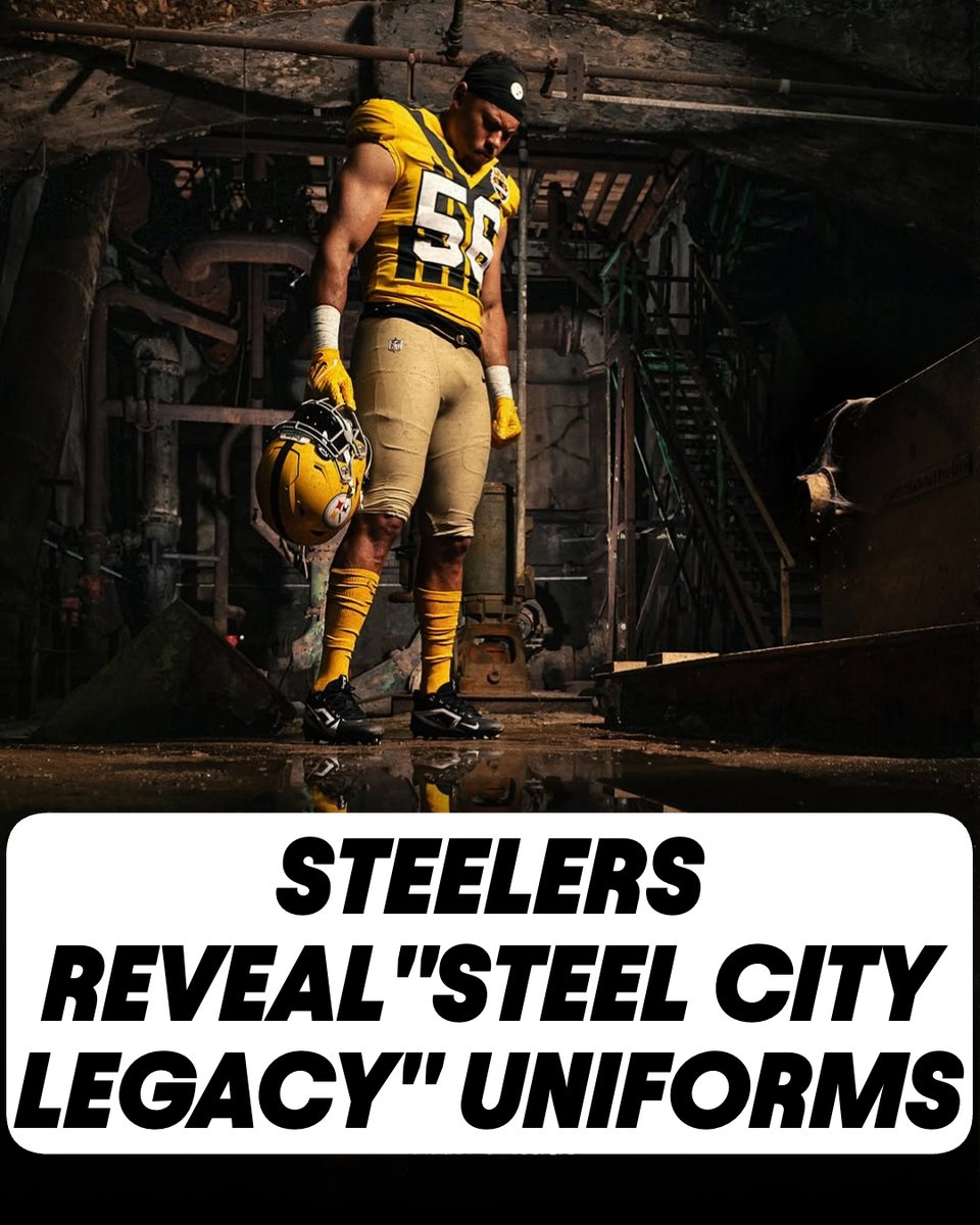NFLonPrime's tweet image. The Steelers are embracing 1933 with their "Forged in Pittsburgh" throwbacks 馃憖
(via @steelers)