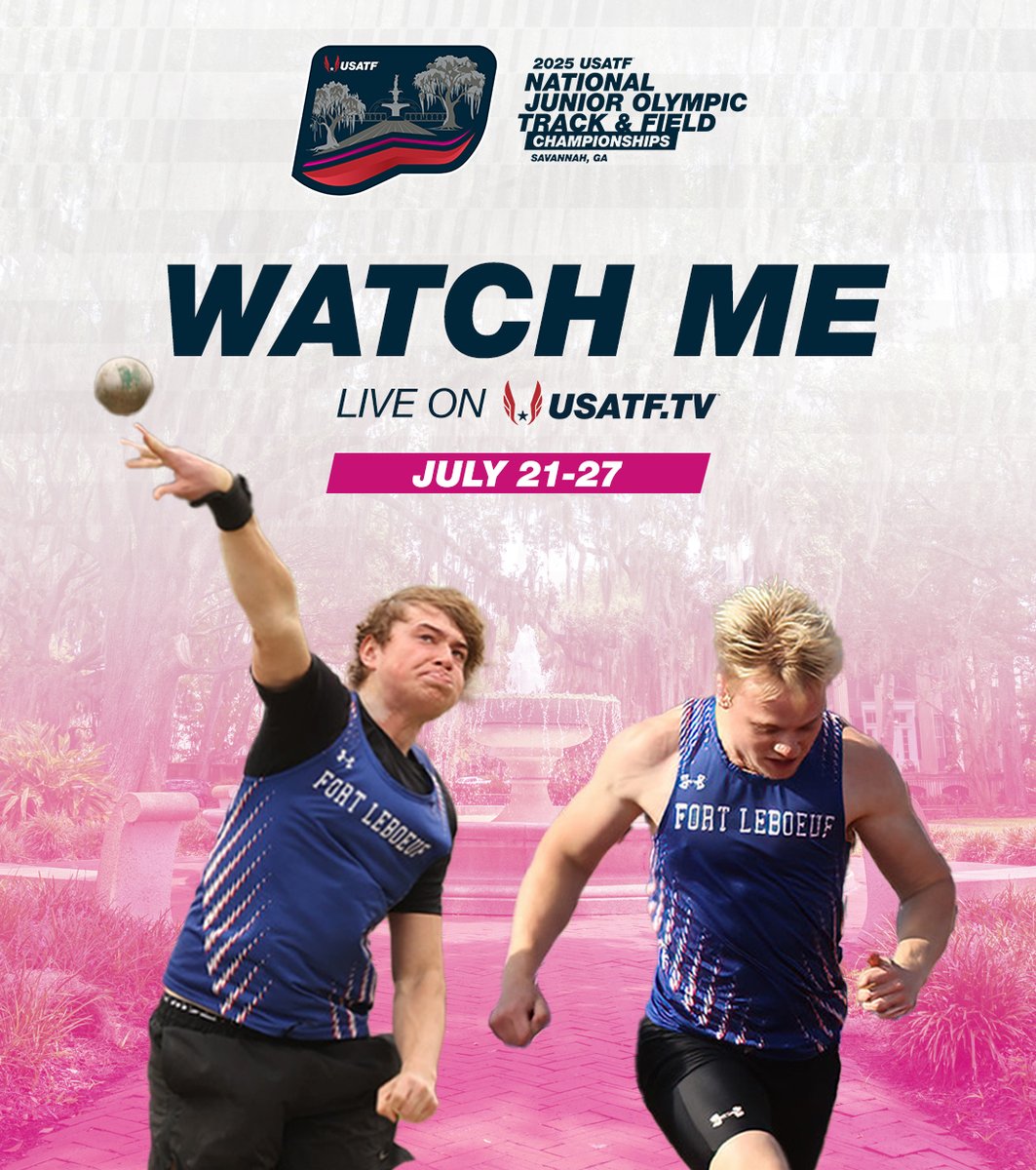 Good luck to KC and Mason as they head to Savannah Georgia to compete in the USA Track and Field Junior Olympic Championships!!! Both athletes compete this Wednesday. Good Luck we are behind you!