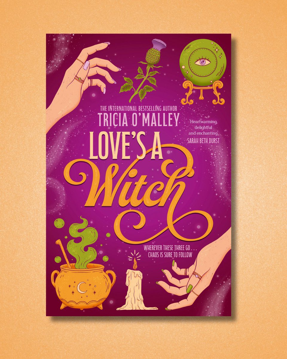 Lou_Bookmarks's tweet image. So excited to be joining the @TeamBATC cover reveal for #LovesAWitch, a cosy, bewitching romance from bestselling author Tricia O'Malley publishing in the UK on 3rd September! She’s hexed. He’s vexed. And for Scotland’s most magical small-town,their feud might just spell disaster
