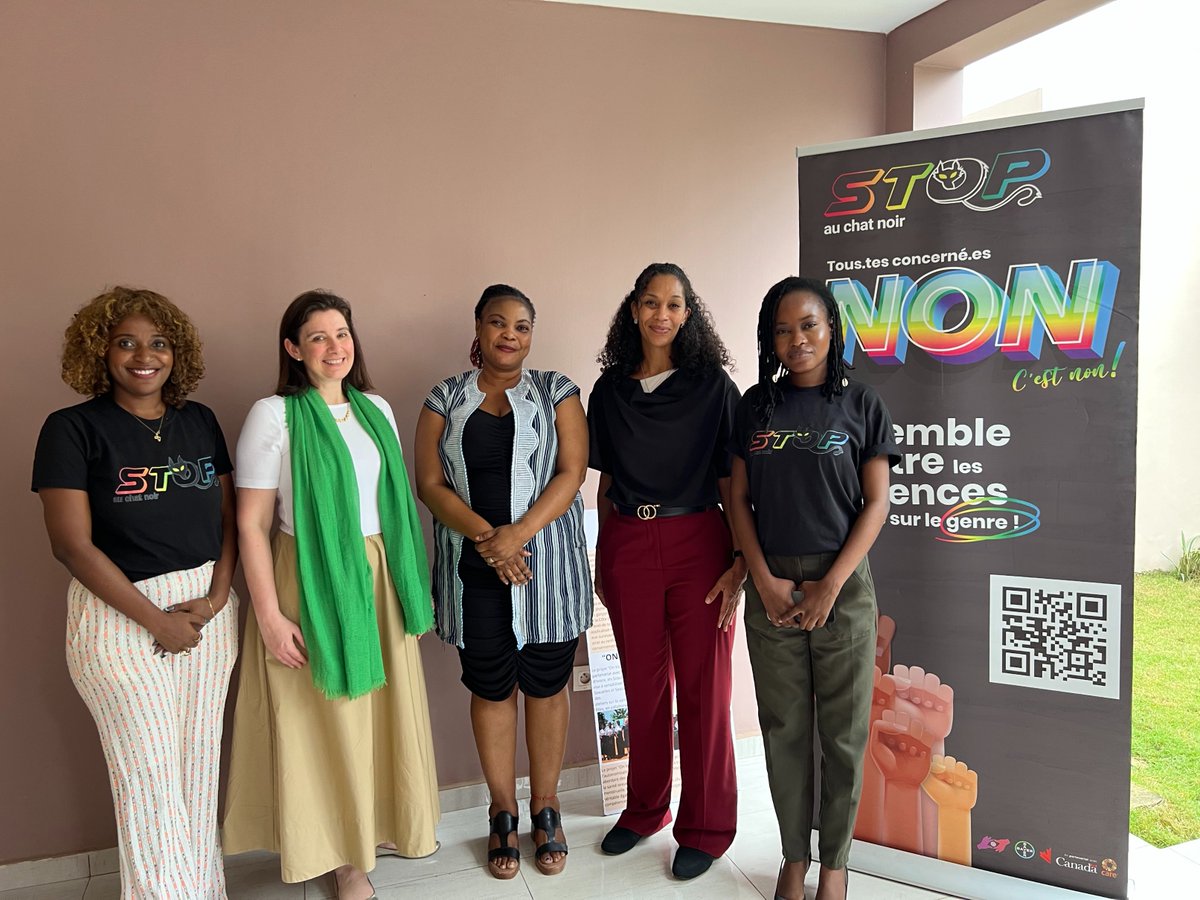 Canada Côte d'Ivoire (@ambcanci) on Twitter photo Connaissez-vous l'ONG🇨🇮 @StopAuChatNoir?
Depuis 2019, elle est engagée dans la lutte contre les #VBG et accompagne les #survivantes
Avec le projet🇨🇦 "Femmes en avant" <a href="/carecanada/">CARE Canada</a> & <a href="/careciv/">CARE International Côte d'Ivoire</a>, le Canada l'appuie dans son engagement pour les droits des femmes et la dignité Connaissez-vous l'ONG🇨🇮 @StopAuChatNoir?
Depuis 2019, elle est engagée dans la lutte contre les #VBG et accompagne les #survivantes
Avec le projet🇨🇦 "Femmes en avant" <a href="/carecanada/">CARE Canada</a> & <a href="/careciv/">CARE International Côte d'Ivoire</a>, le Canada l'appuie dans son engagement pour les droits des femmes et la dignité