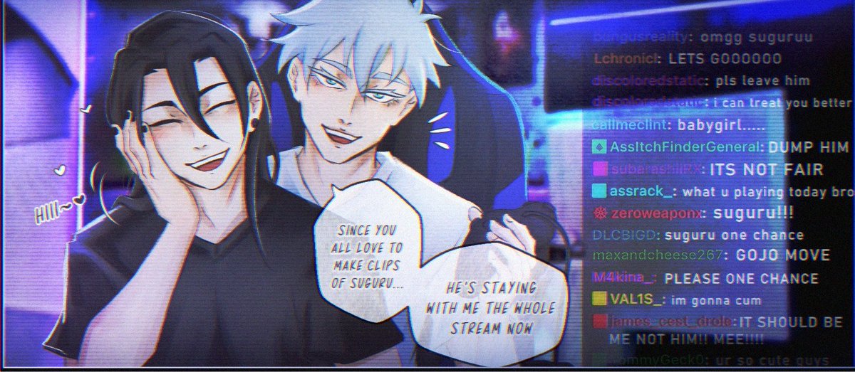 Support your pro gamer bf ‼️
#satosugu