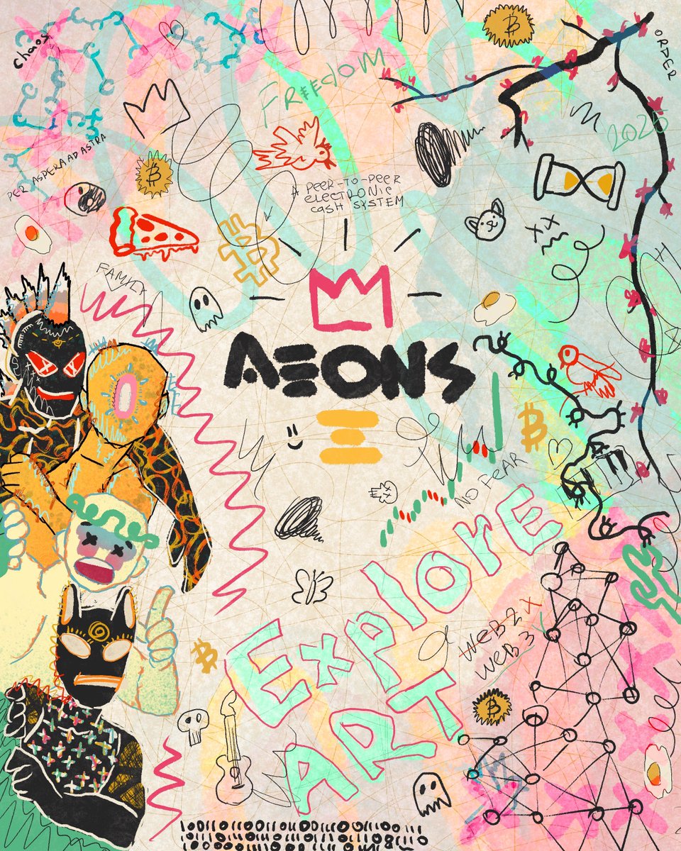 AeonsBTC's tweet image. △▽ One Year of Aeons △▽
One year since mint.
To everyone who’s been with us from the beginning, thank you. Your support, your belief in what we’re building, has meant everything.
Aeons was always about art.
Discovering it, sharing it, celebrating it. From day one, this…
