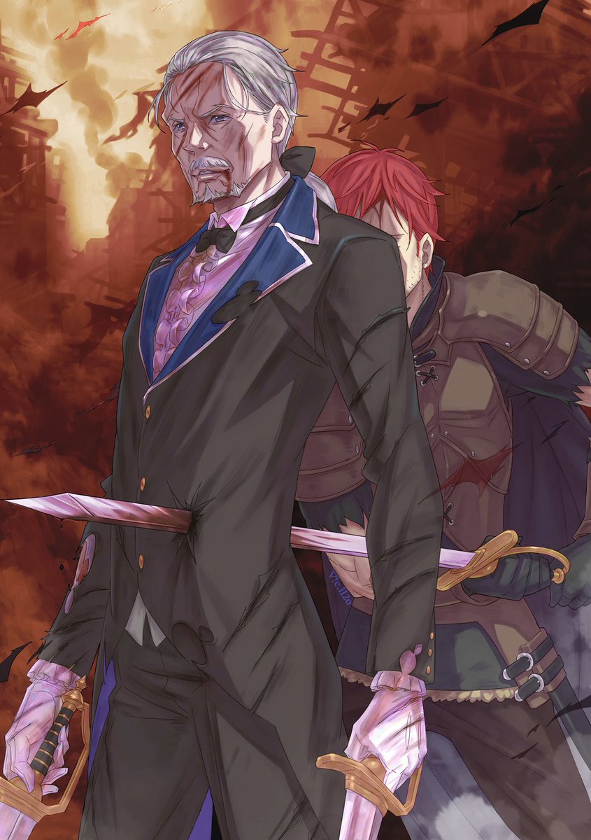 112oVic2's tweet image. Wilhelm van Astrea &amp;amp; Heinkel Astrea
.
#リゼロ #rezero