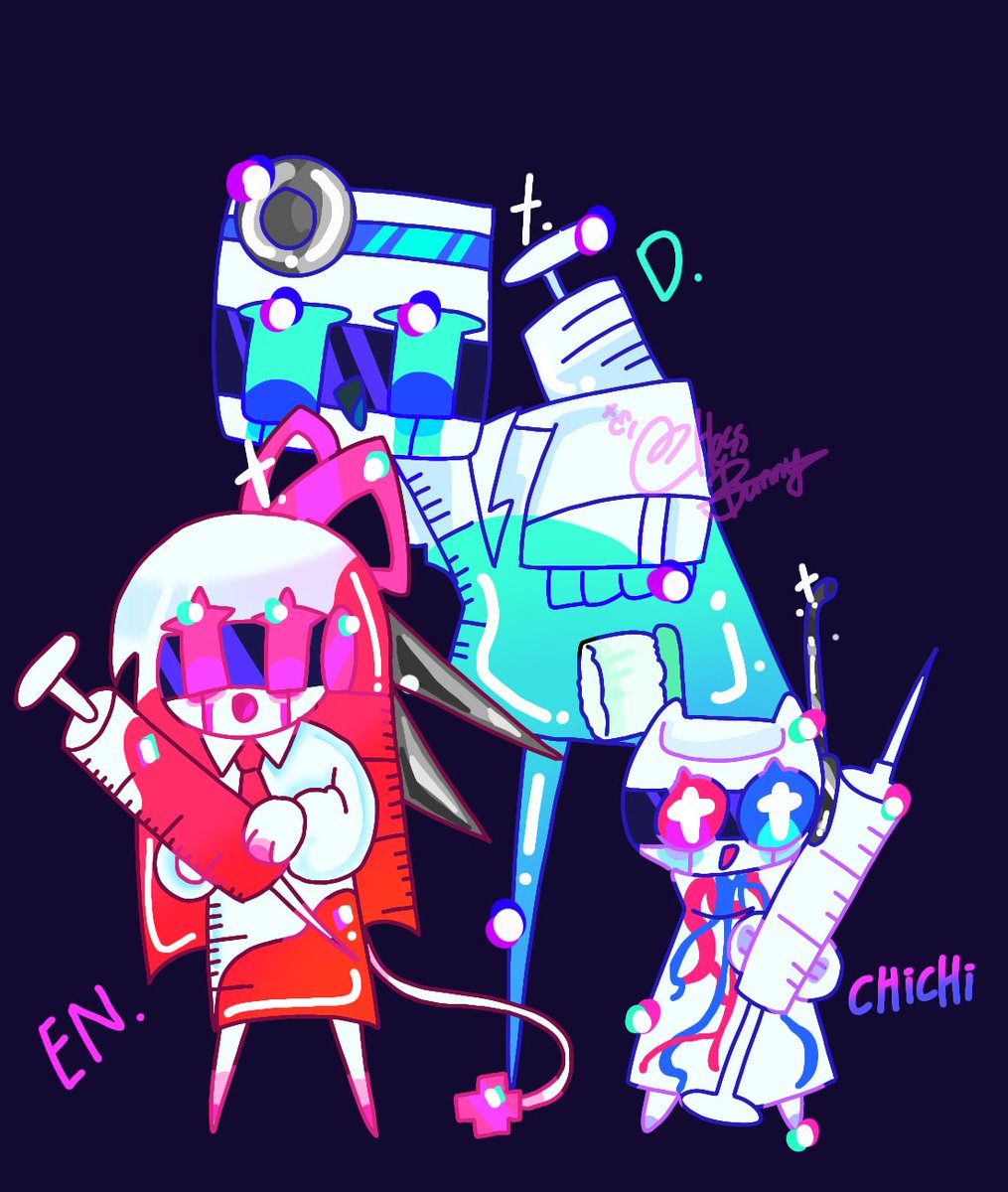BUNNYCHESS's tweet image. 제 의학 캐들입니다 차례대로
쁘띠,현대,미래 의학..중세가 없군요..
만들어오겠습니다..아마두요?🤔✨️