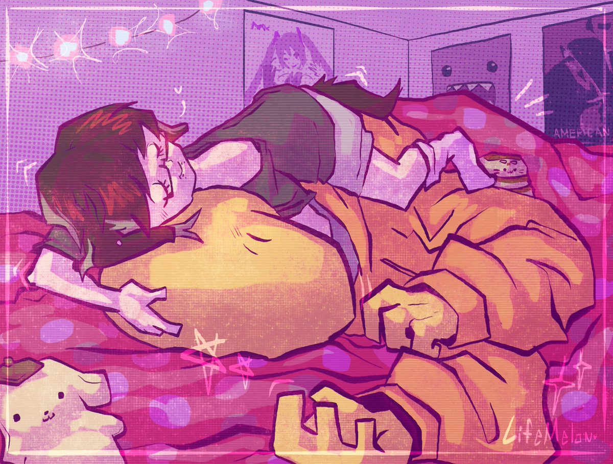 LifeMelon1's tweet image. okey last trade with a mutual!! 💖

They slumber peacfully :D #smilingfriends