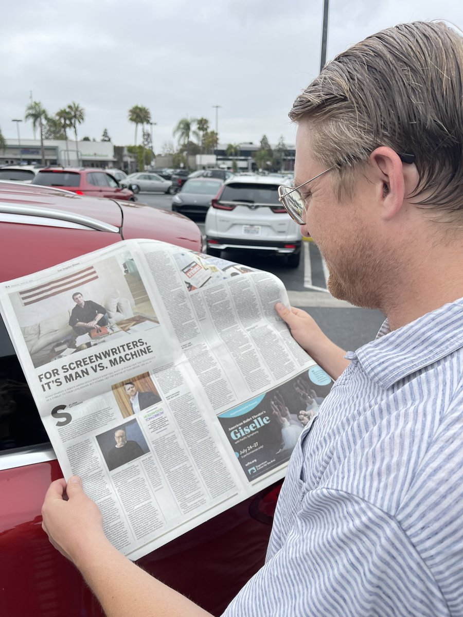 Thanks <a href="/joshrottenberg/">Josh Rottenberg</a> for including me in your LA Times article!